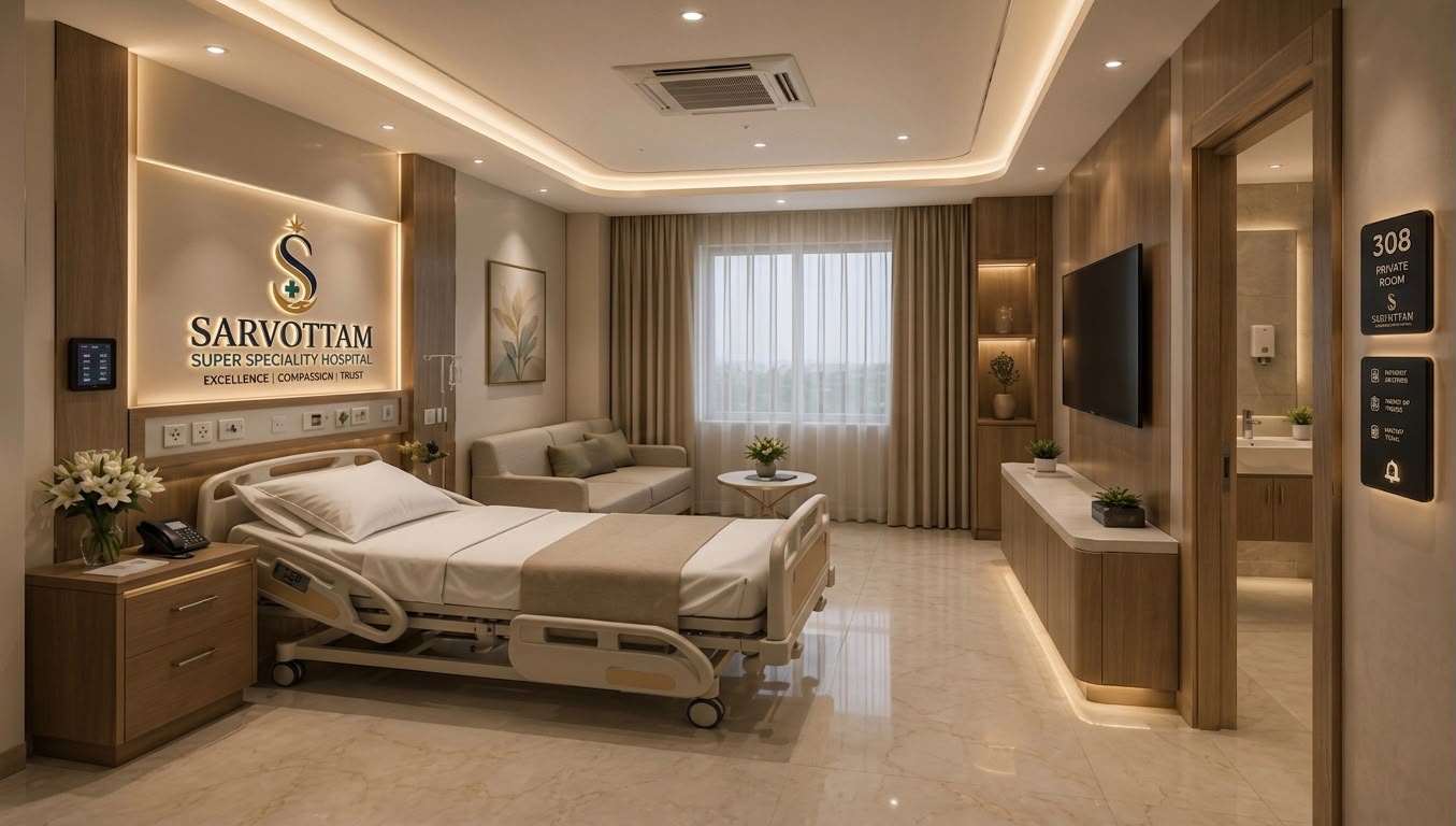 Sarvottam premium patient room